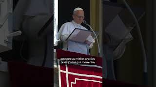 🇧🇷 Durante a oração do Angelus deste domingo, o #PapaLeãoXIV dirigiu uma saudação em português...👇🏻