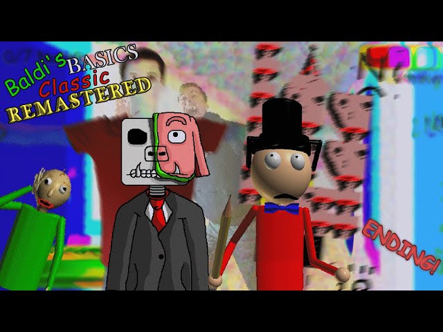 Baldi's Basics Classic Remastered RECREATION [V0.4.3] (Demo Mode + Party  Mode + Secret Ending #2) 