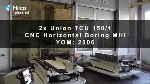 Union TCU 150/1 CNC Horizontal Boring Mill