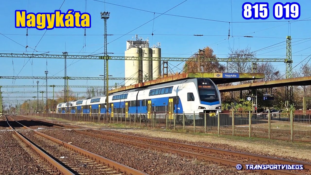 2021.11.09. - Stadler KISS motorvonat a 120a vasútvonalon (Budapest-Keleti - Újszász - Szolnok)