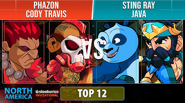 Phazon & Cody Travis VS Sting Ray & Java - Top 12 - NA - Brawlhalla SteelSeries Invitational 2022