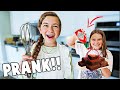 PRANK On Big Sister While She Is BAKING!! **GONE WRONG** | JKREW