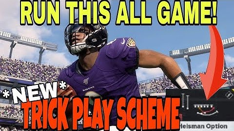 RARE *NEW* CHEESE RUN! Very Hard 2 Stop Pass & Run Trick Play Scheme, The Heisman Formation!  Tips
