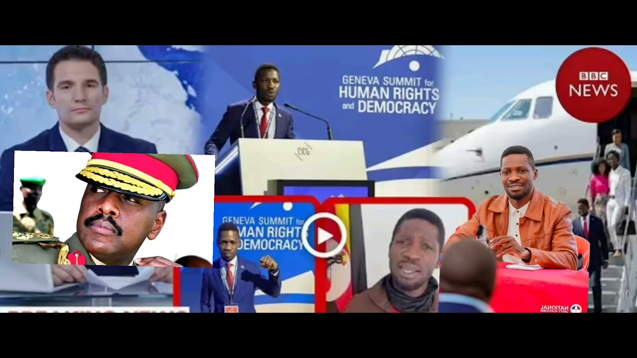 Bobi asks international community to sanction Museveni and Muhoozi kainerugaba while inGeneva summit