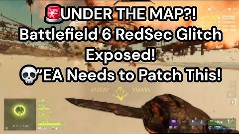 Battlefield 6 RedSec-glitch: ik ging ONDER de MAP in Battle Royale 😱 (game-breaking bug)