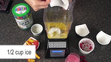 Peach Raspberry Smoothie