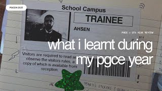 What I Learned From My PGCE Year | Wins, Struggles & Advice