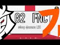 ОБЗОР ИГРЫ - G2 против FNC | Финал Чемпионата Европы LEC 2023 League of Legends Lolesports