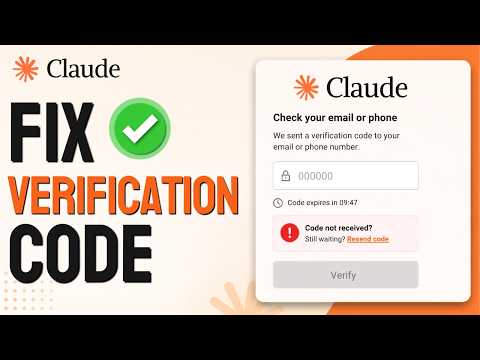 How to Fix Claude AI Verification Code Not Sending | Stop the Login Loop
