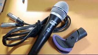 （音楽機材）1,300円で売ってたダイナミックマイクを購入！