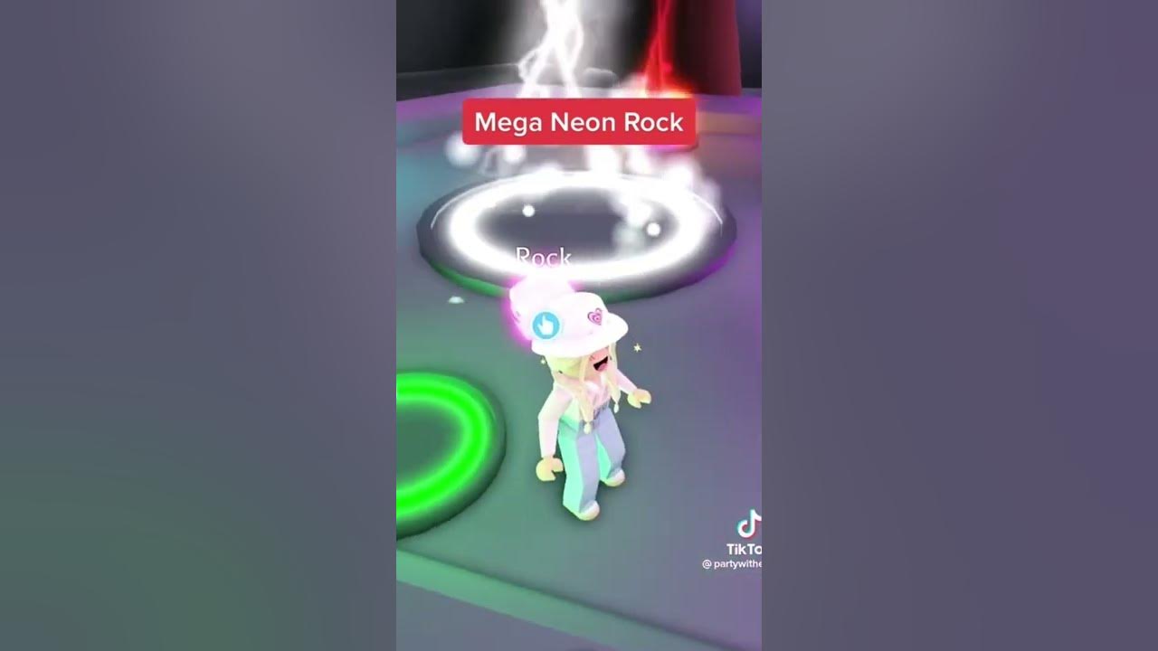 Mega Neon rock adopt me - YouTube