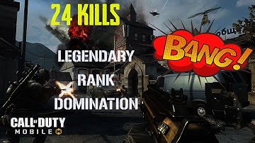 COD MOBILE: 24 KILLS LEGENDARY PLAY - CRASH DOMINATION
