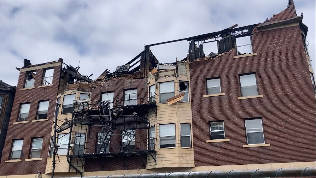 Historic Apartment Destroyed by Fire - YouTube