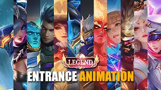 ALL LEGEND SKIN ENTRANCE ANIMATION 2024 | MOBILE LEGENDS