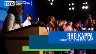 PCTVS Presents | Rho Kappa Induction Ceremony | 6pm Main Auditorium