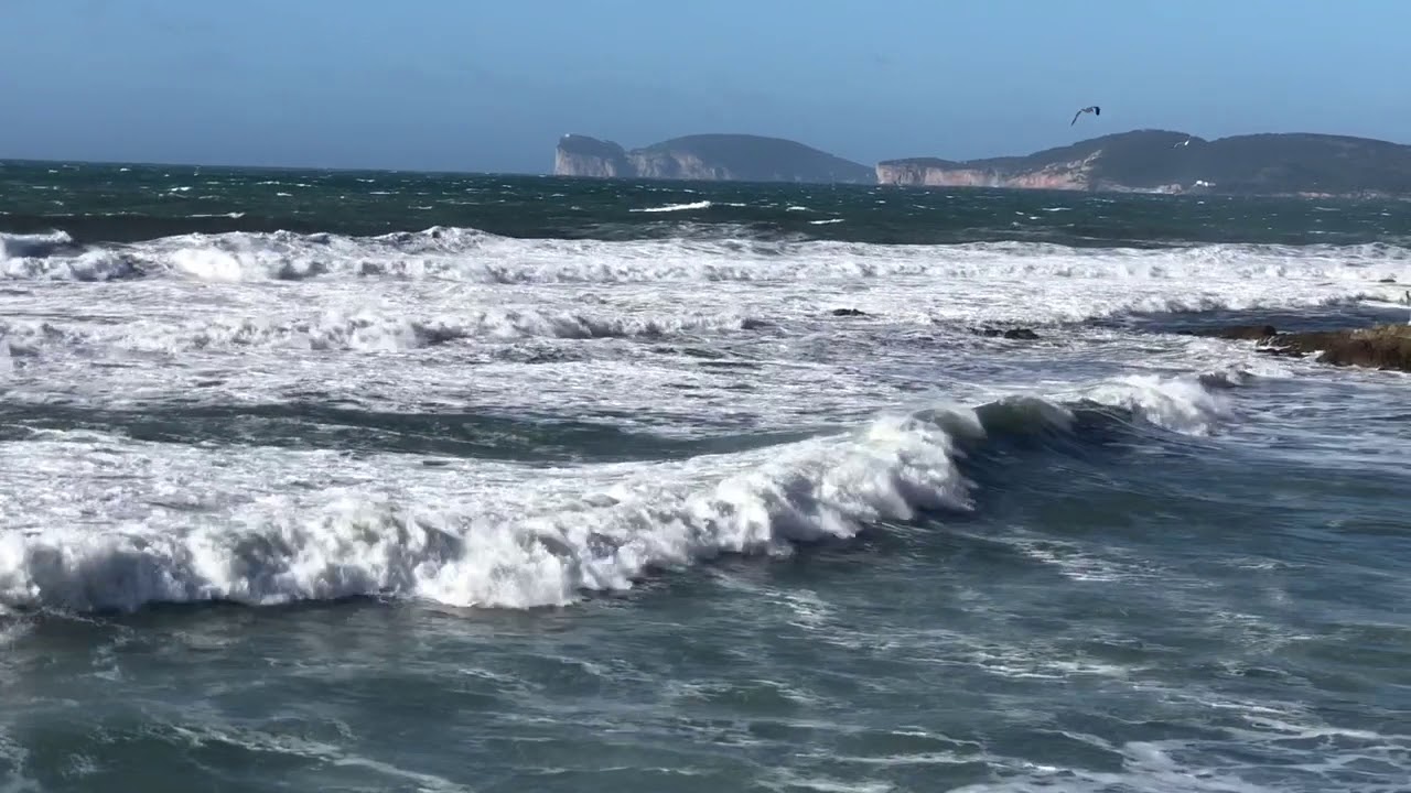 Burrasca su Alghero: le immagini