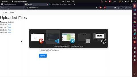 CSV Upload || Coding Ninja || Node Js || Skill Test