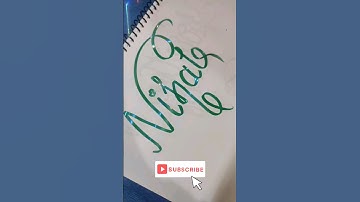 waw!! A magical pen 😊 Nihal in #calligrahy #moderncalligraphy #viral #viralshort #viralvideo#cursive