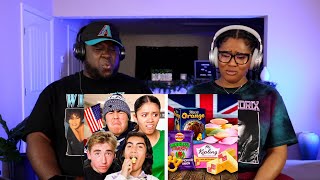 Kidd and Cee Reacts To Highschoolers try British Snacks for the First Time!