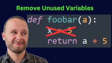 Always Remove Unused Variables