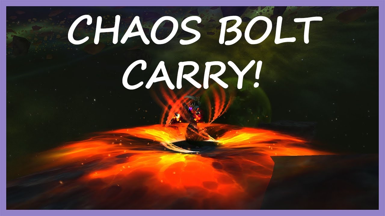 CHAOS BOLT CARRY! Destruction Warlock PvP WoW Shadowlands 9.0.5