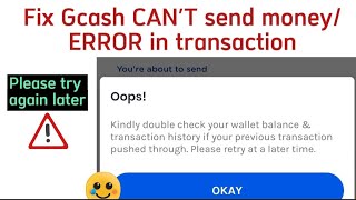 Hindi Makapagsend ng Money sa Gcash 2024 Update. Troubleshooting Guide