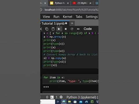 The NumPy copy() method and converting an array back to list examples ...