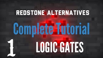 Redstone Alt. Complete Tutorial -Episode 1- Logic Gates
