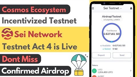 Sei Network Testnet 🧪 | Become Eligible for Sei Network Airdrop | Crypto Airdrops