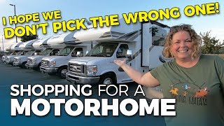 SHOPPING FOR A NEW RV! Finding a Small Motorhome for a Family of Five