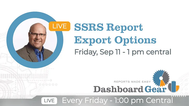 SSRS Report Export Options