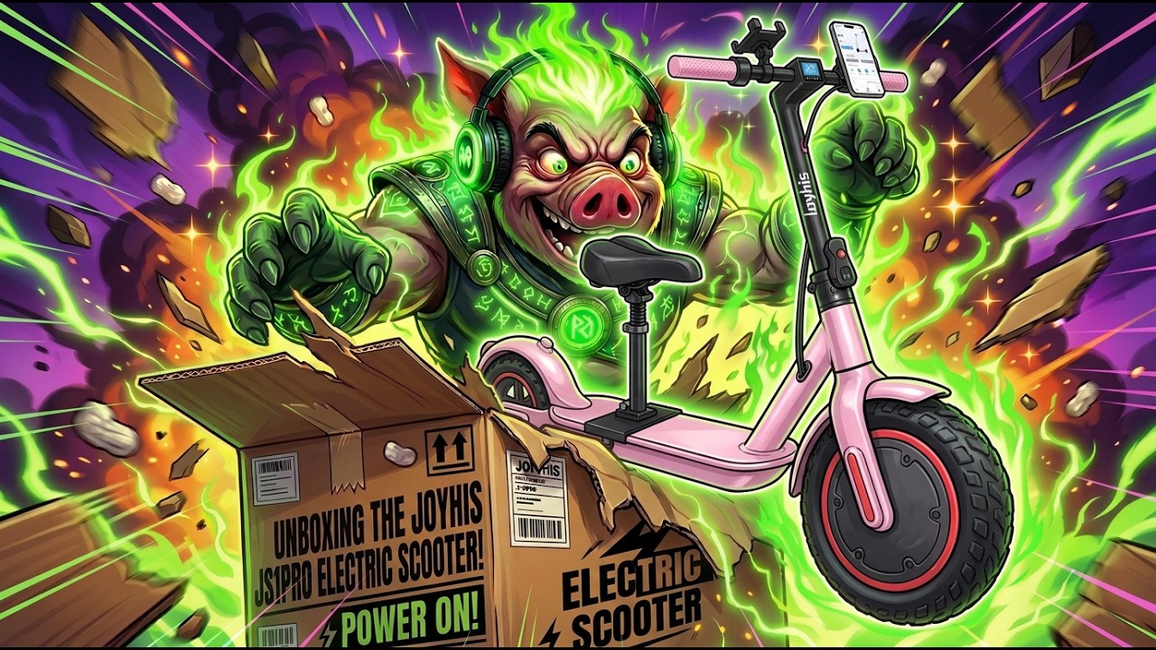 Joyhis Electric scooter Unboxing