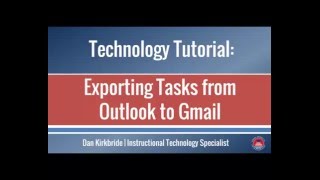 Exporting Outlook Tasks To Gmail
