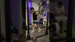 Split Stance Pin Squat 📈 improve explosive Power leg and stability #legstrength