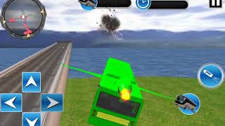 Flying Bus Shooting Battle screenshot 2