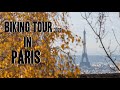 Biking tour in paris 4k 2023   virtual cycle ride in paris  opera place vendmetour eiffel