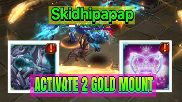 Skidhipapap ACTIVATE 2 GOLD MOUNT+BOOST RARE!! LEGACY OF DISCORD