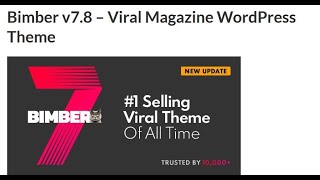 Details Bimber v7 8 – Viral Magazine WordPress Theme Guide