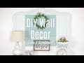 DIY Wall Decor - How To Turn A Antique Headboard Into Wall Decor