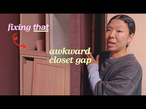 building a hidden laundry hamper for my awkward closet gap