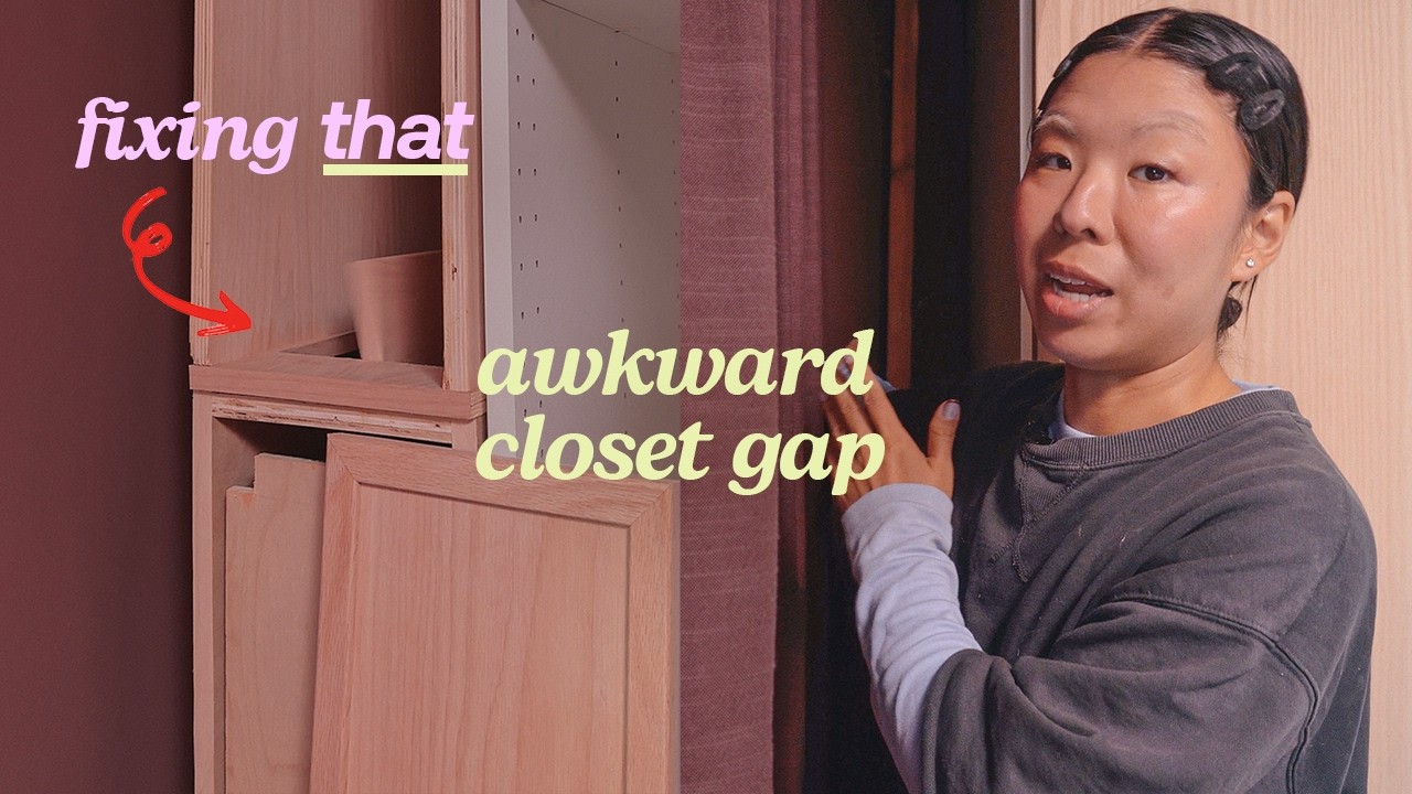 building a hidden laundry hamper for my awkward closet gap