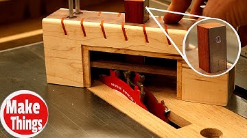 Tablesaw Blade Height Gauge  // No More Guessing The Height of Your Blade!
