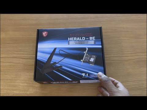 open box MSI Herald-BE NCM865 無線LANカード 未 MSI-HERALD-BE-NCM865-WI-FI 7 | Accessory | MSI Global