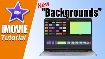 iMovie Tutorial  - Backgrounds | New Customizable Backgrounds
