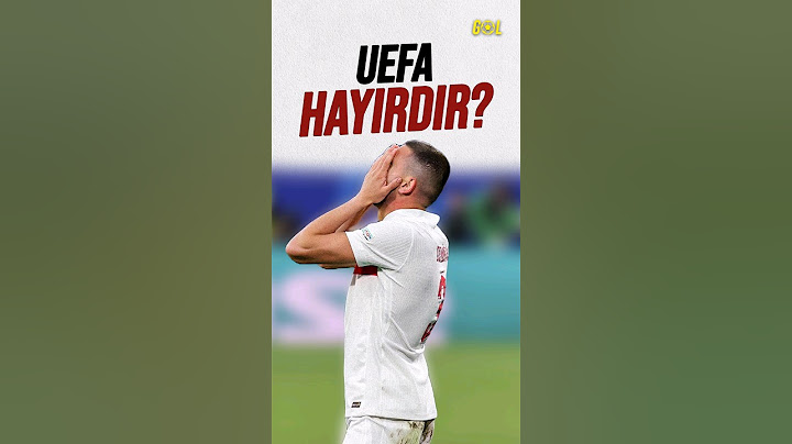 UEFA TÜRKİYE'YE KAFAYI TAKTI! #futbol