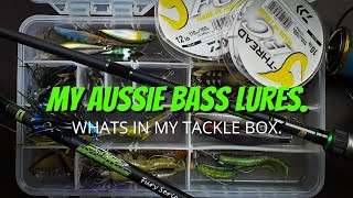 My Aussie bass lures, what's in my tackle box. screenshot 4