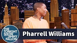 Pharrell Williams' Triplets Harmonize When They Cry