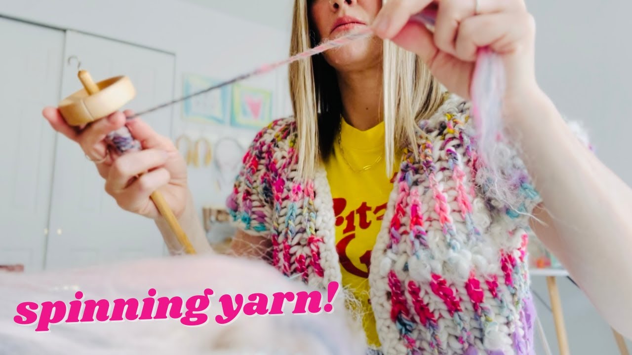 when i'm not knitting or crocheting: learning to spin yarn on a drop ...