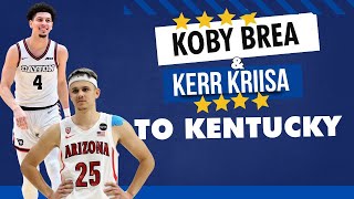 Kentucky lands two Elite Shooters, Koby Brea & Kerr Kriisa