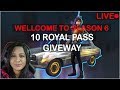 PUBG MOBILE - 10 ROYAL PASS GIVEAWAY - EARN ROSHOGULLA TO WIN RP